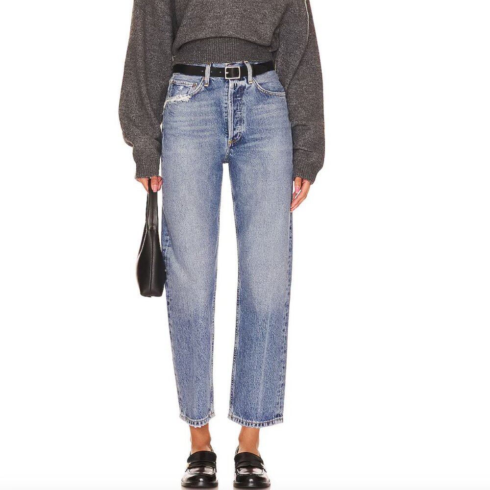 AGOLDE 90's Crop High Rise Jeans Size 24